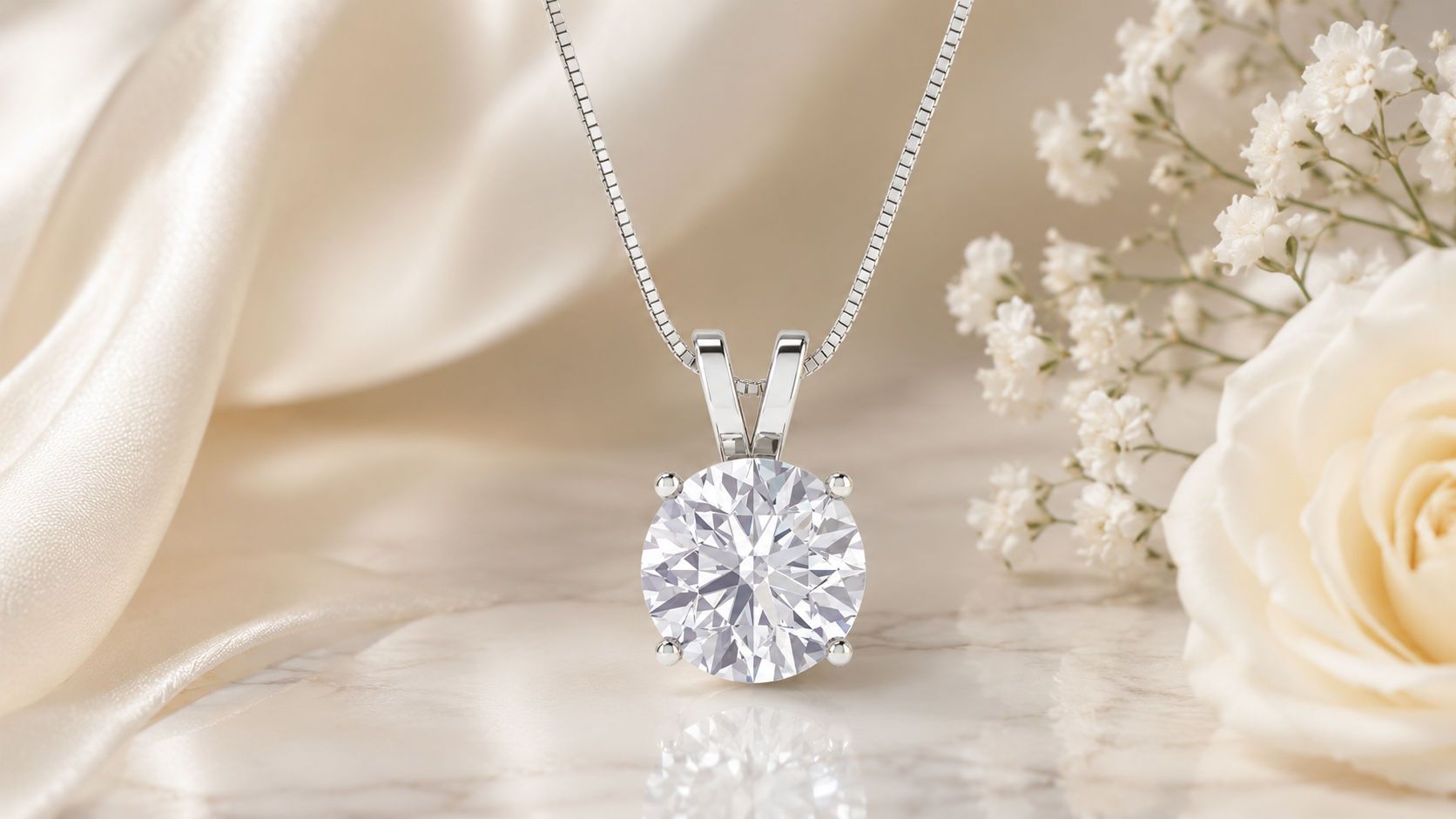 Clara Pucci silver pendant necklace
